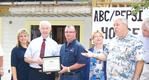 Mobil Steel employees helped renovate a house that serves as a safe and secure shelter for homeless, pregnant and abused young women.