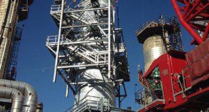 Mobil Steel fabricates steel for industrial facilities, refineries and chemical plants